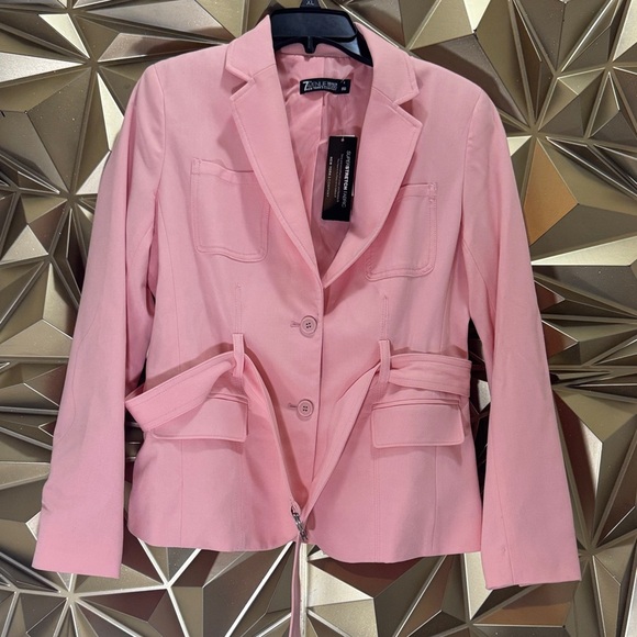 7Th Avenue Design Studio Jackets & Blazers - 7 avenue design studio light Pink Blazer for Women‎ small